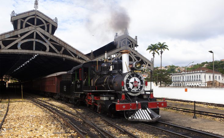 Trem turístico que liga São João del-Rei a Tiradentes volta a circular