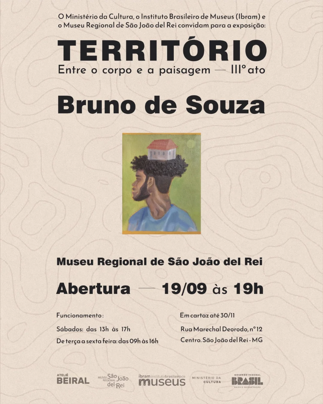 Exposição “Território: entre o corpo e a paisagem” | visitação até 30/11/2025